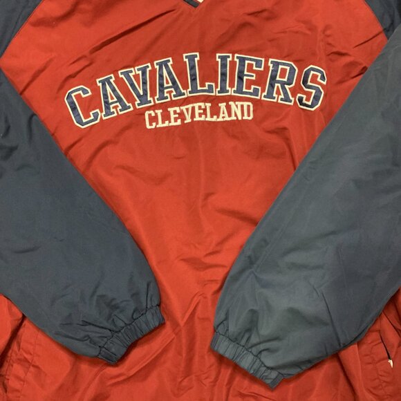 NBA Cleveland Cavaliers Pullover Jacket Men's 3XL Quarter Side Zip - Picture 2 of 8